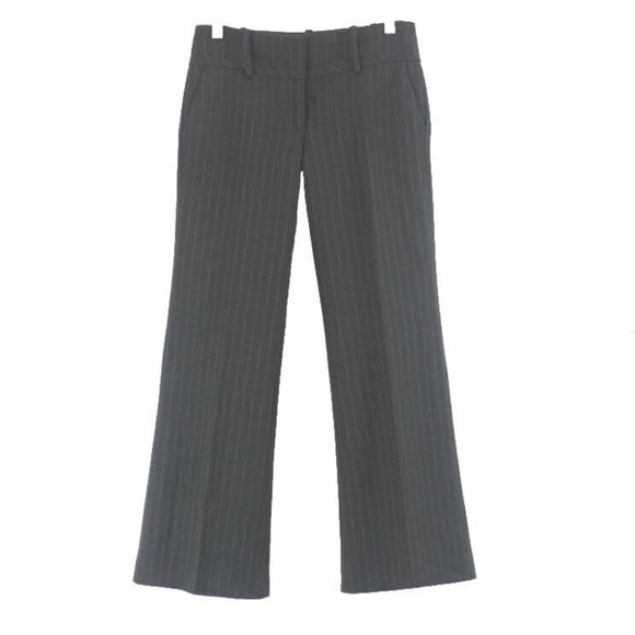 Arden B Sz 2 x 29 Gray Pinstripe Acrylic Polyester Blend Trouser Pant - Picture 1 of 5